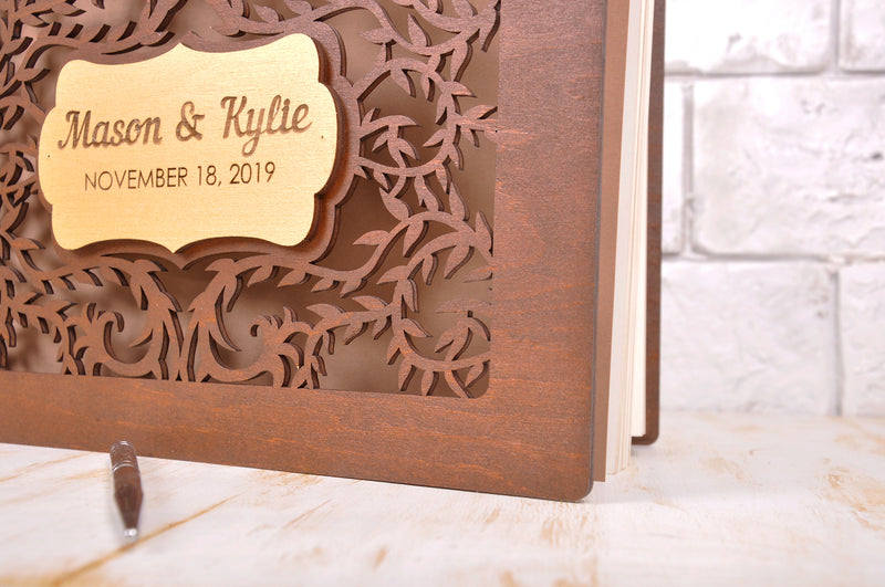 Wedding guest book