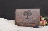 tree wedding guestbook, wedding guest book, wood guest book