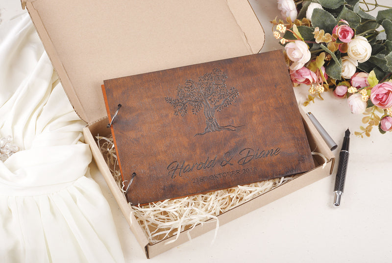 tree wedding guestbook, wedding guest book, wood guest book