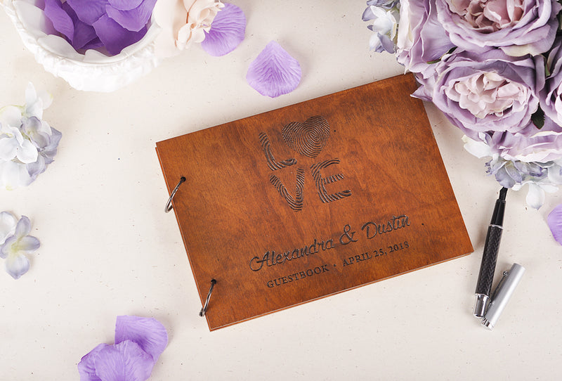 wedding guest book, wedding guestbook