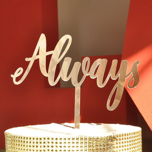 Wedding cake topper "Always"