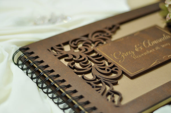 Wedding guest book