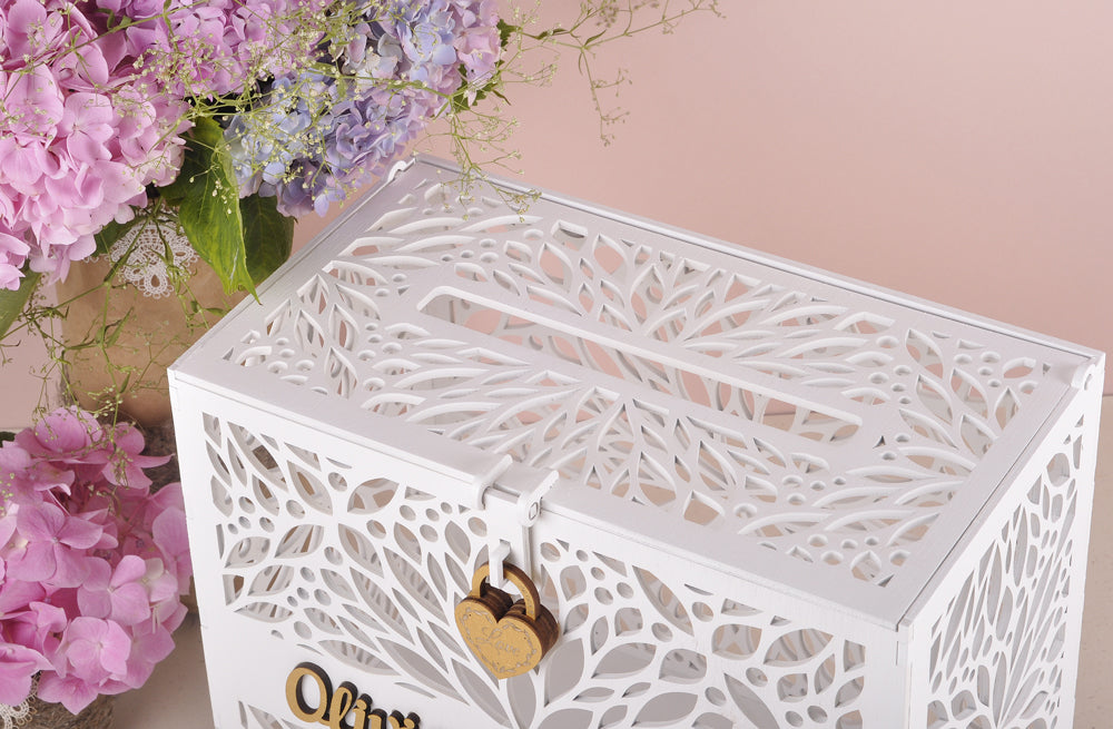 Card Box Wedding • White Wedding Decor • Big Day – Should Buy Wood