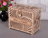 Wedding card box for beach wedding