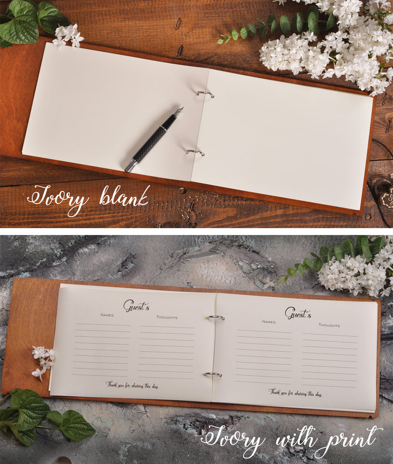 Wedding guest book