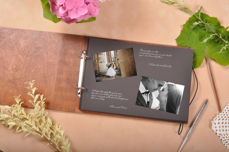 Wedding guest book, polaroid guest book