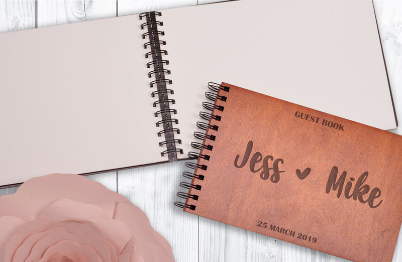 Wedding guest book