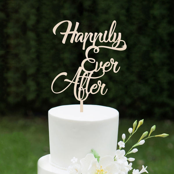 Wedding cake topper "Happily ever after"