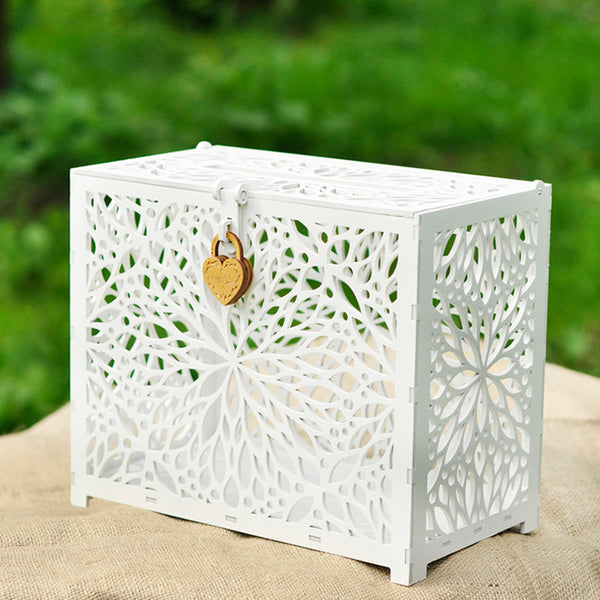   wedding card box, wood card box, white wedding card box, wooden card box wedding, rustic wedding card box, wedding card box with slot, wedding card box with lock, wedding money box, wedding card holder, card box for wedding, wedding card boxes, wood keepsake box, letter holder, wishing well box, modern card box, wedding post box, card box sweet 16, sweet 16 card box 